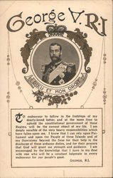 King George V R.I. Postcard