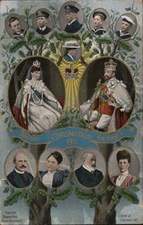 Coronation of King George V and Queen Mary 1911 Postcard