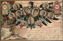 Family of Wilhelm II Postcard