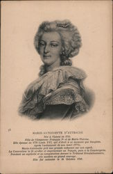 Marie-Antoinette of Austria Royalty Postcard Postcard Postcard