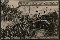 German Prisoners - Bellicourt Postcard