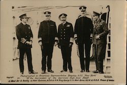 Photographed on America's Representative Flagship U.S.S. "New York" Postcard