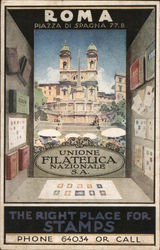 Unione Filatelica Nazionale S.A. Postcard