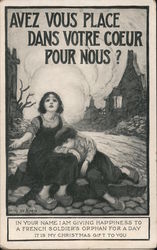 AVEZ VOUS PLACE DANS VOTRE COEUR POUR NOUS? Postcard