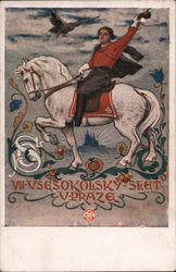VII Vsesokolski Slet v Praze Postcard