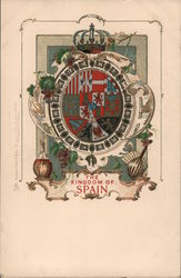 Coat of Arms - The Kingdom of Spain Postcard