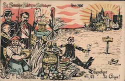 La Semine Politique Satirique Postcard
