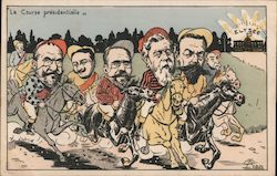 La Course Presidentielle Postcard