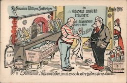 1906 France Political Satire Postcard
