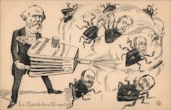 La Chassè Aux Parasites Postcard