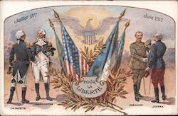 Pour La Liberte Postcard