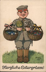 Herzliche Ostergrusse Germany P. O. E. Postcard Postcard Postcard