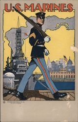 U.S. Marines Postcard