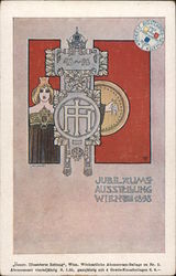 Anniversary Art Exhibition, Vienna 1898 Postcard