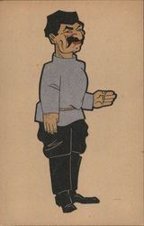 Caricature of Joseph Stalin Postcard