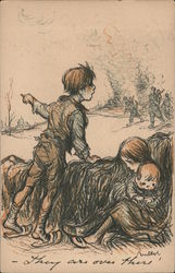 Orphans of War: They are out there. Postcard