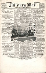 Military Mail and Volunteer Review Postcard