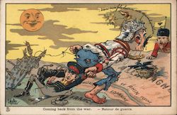 Coming back from the war Postcard