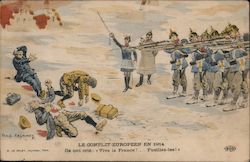 Le Confluct Europeen En 1914 Postcard