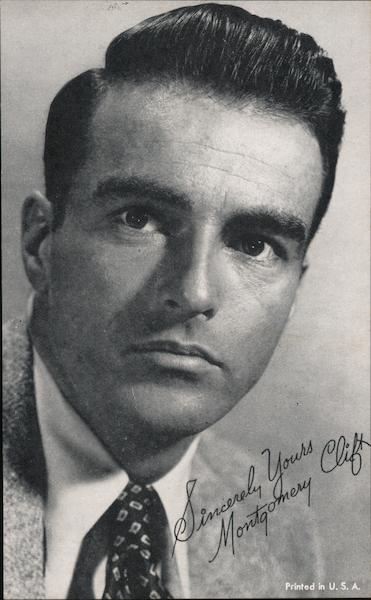 Sincerely Yours, Montgomery Clift Actors