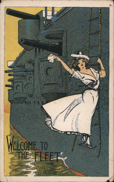 Poster Style: Welcome to the Fleet Great White Fleet