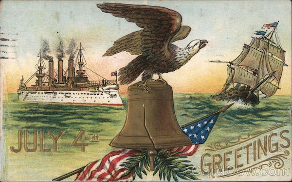 July 4th Greetings Great White Fleet