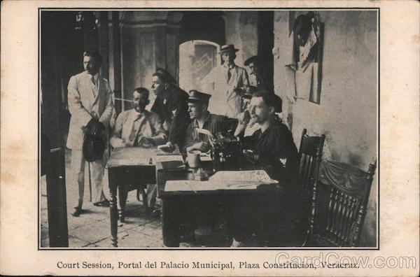 Court Session, Portal del Palacio Municipal, Plaza Constitution, Veracruz