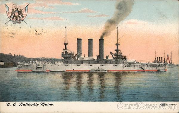 U.S. Battleship Maine Great White Fleet
