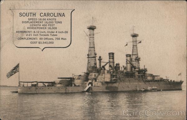 Battleship South Carolina Great White Fleet