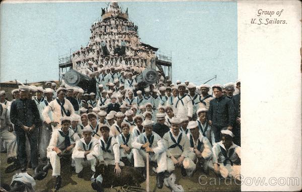 Group of U.S. Sailors Great White Fleet