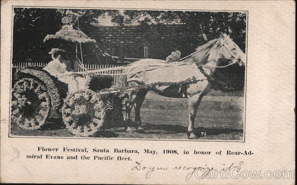 Flower Festival, Santa Barbara, May, 1908 in honor of Rear-Admiral Evans and the Pacific Fleet