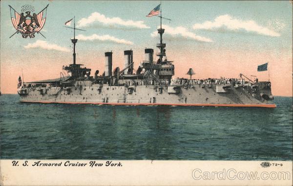 U.S. Armored Cruiser New York Great White Fleet