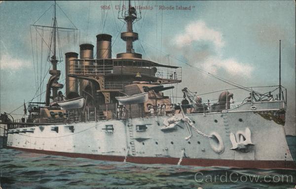 U.S Battleship Rhode Island Great White Fleet