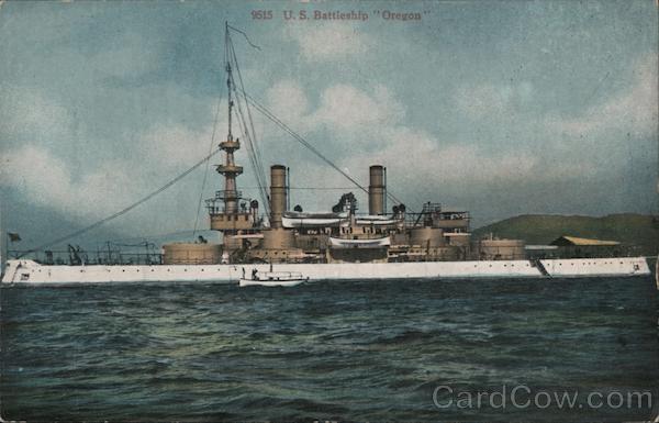 U.S. Battleship Oregon Great White Fleet