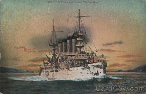 U.S. Protected Cruiser Milwaukee Great White Fleet