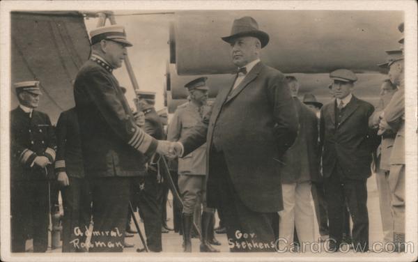 Admiral Rodman and Governor Stephens San Francisco California