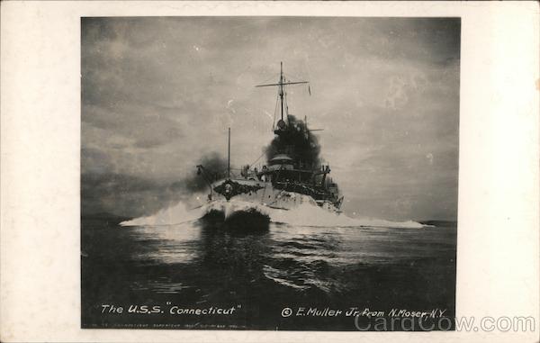 The U.S.S. Connecticut. Great White Fleet