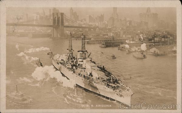 U.S.S. Arizona at New York City Great White Fleet