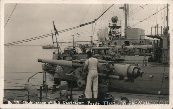 Deck Scene Great White Fleet