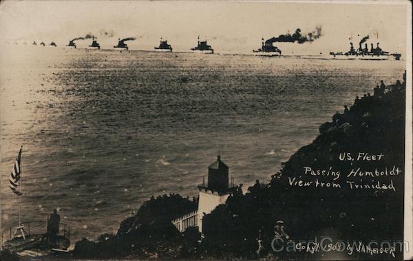 U.S. Fleet Passing Humboldt View from Trinidad California