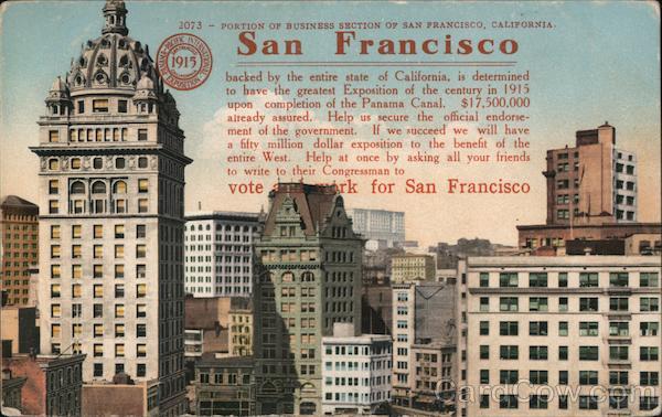 Portion of Business Section of San Francisco, California