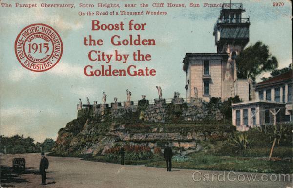 The Parapet Observatory, Sutro Heights, near the Cliff House