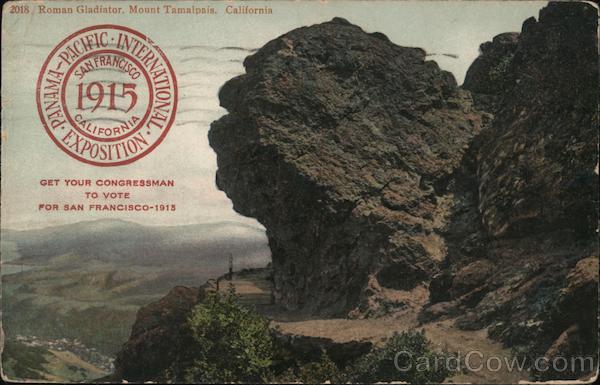 Romain Gladiator, Mount Tamalpais. 1915 Panama-Pacific Exposition