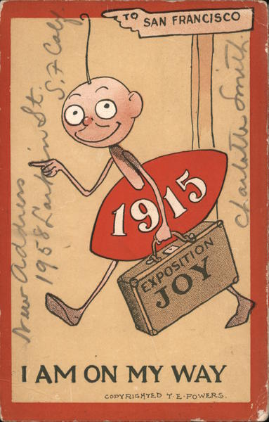 I am on my way to San Francisco 1915 Panama-Pacific Exposition