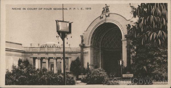 Niche in Court of Fours Seasons 1915 Panama-Pacific Exposition