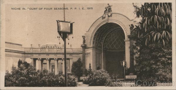 Niche in Court of Four Seasons 1915 Panama-Pacific Exposition
