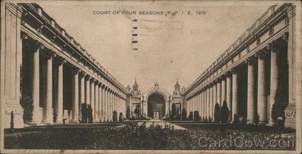 Court of Four Seasons 1915 Panama-Pacific Exposition