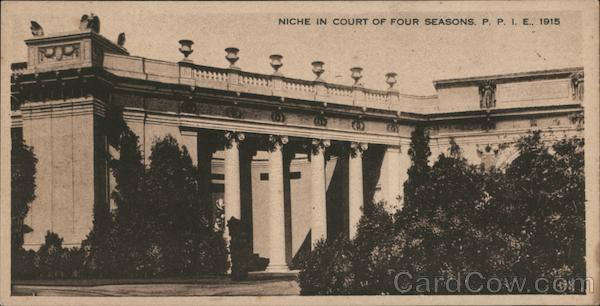Niche in Court of Fours Seasons 1915 Panama-Pacific Exposition