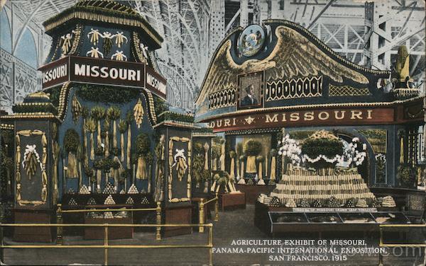 Agriculture Exhibit of Missouri 1915 Panama-Pacific Exposition