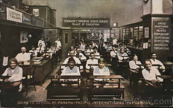 Standard Commercial School Exhibit 1915 Panama-Pacific Exposition